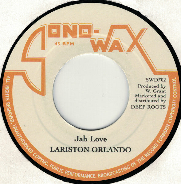 Lariston Orlando : Jah Love  (7", RE)