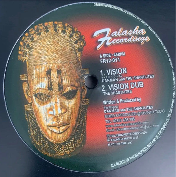 Dan Man, The Shanti-Ites : Vision (12")