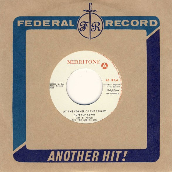 Hopeton Lewis : At The Corner Of The Street / Move Along With Me (7", Single)
