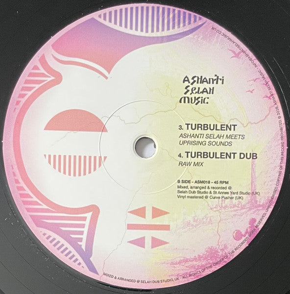 Ashanti Selah, Vivian Jones, Uprising Sounds : Power / Turbulent (12")