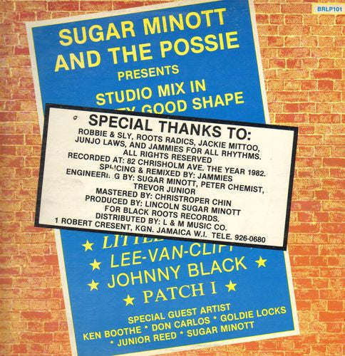 Sugar Minott And The Possie* : Presents Studio Mix In A Pretty Good Shape (LP)