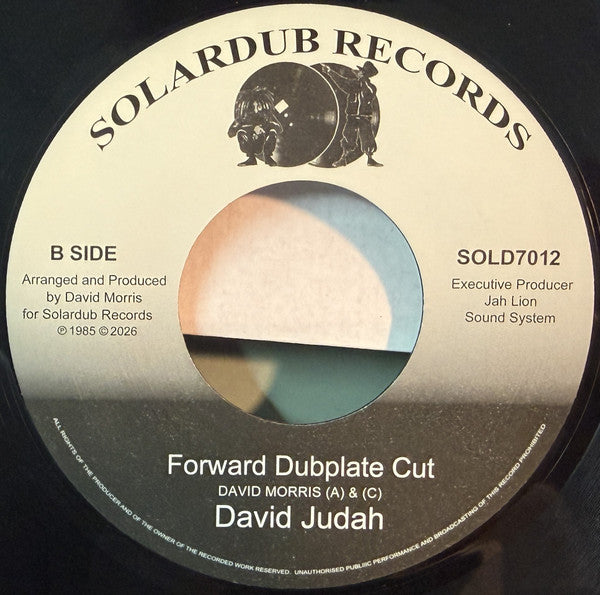 David Judah : Forward Rastaman Soldiers / Forward Dubplate Cut (7", Single)