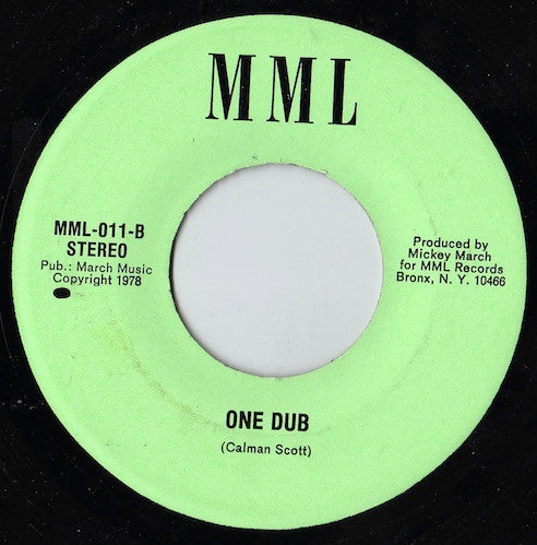 Calman Scott : One Teacher, One Preacher (7")