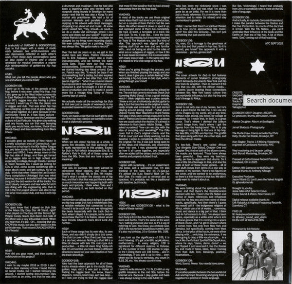 Yako 440 & Godbody 108 : Dub In Full (12", Album, Red)