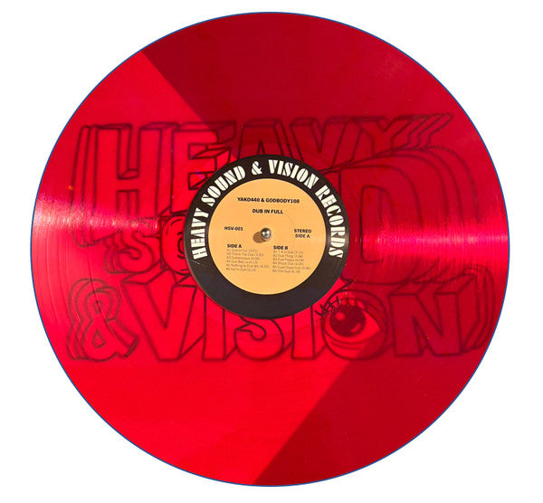 Yako 440 & Godbody 108 : Dub In Full (12", Album, Red)