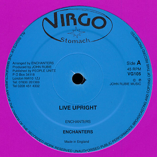 The Enchanters (3) / Lexley : Live Upright / Rub .A. Horne Style (12", RP)