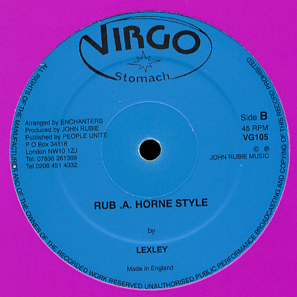 The Enchanters (3) / Lexley : Live Upright / Rub .A. Horne Style (12", RP)