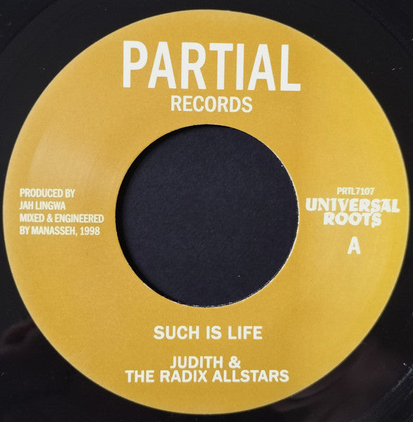Judith Whitehouse & Radix All Stars : Such Is Life (7")
