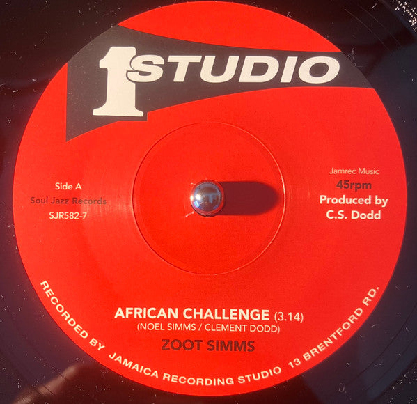 Zoot Simms : African Challenge (7", RE)