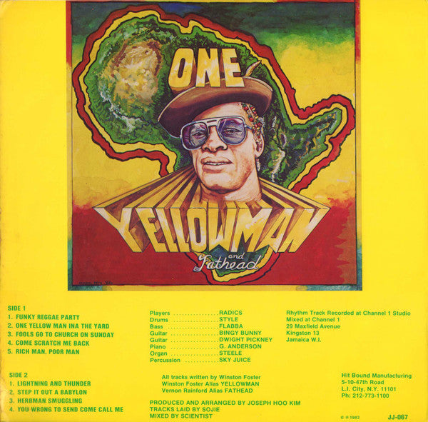 Yellowman And Fathead* : One Yellowman (LP, Album)