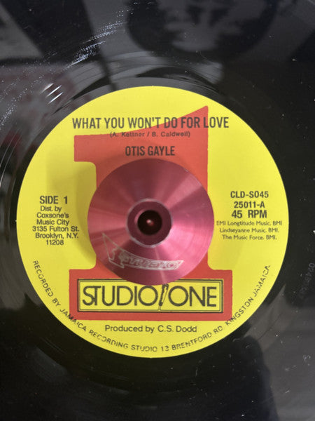 Otis Gayle : What You Won't Do For Love (7", RM)