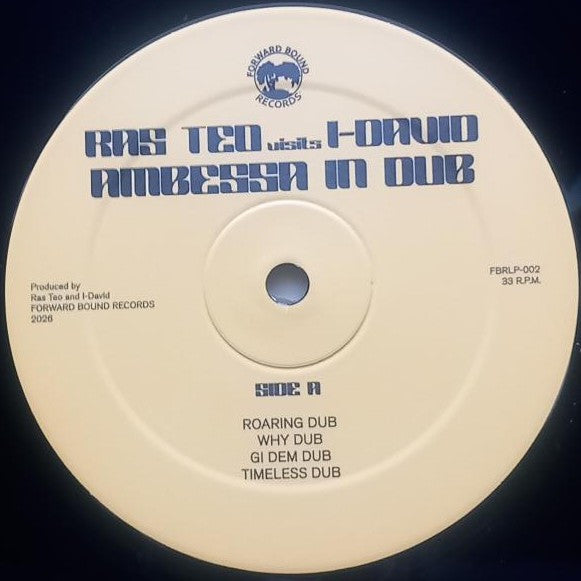 Ras Teo visits  David Goldfine : Ambessa In Dub (LP)
