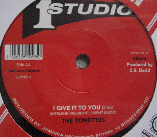 The Lyrics / The Tonetts : Music Like Dirt / I Give It To You (7", Single, RE)