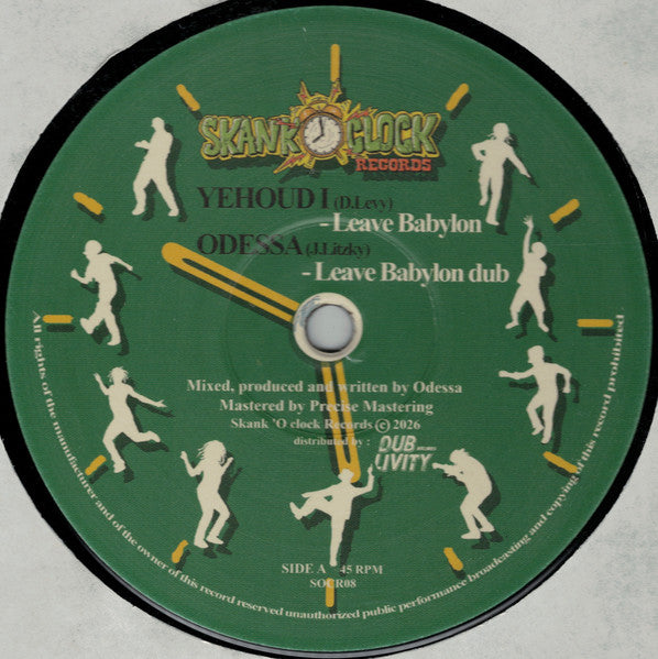 Yehoud I, Odessa (20) : Leave Babylon / Bald Head (12")