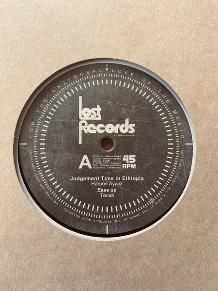 Various : Judgement Time In Ethiopia (12", Ltd)