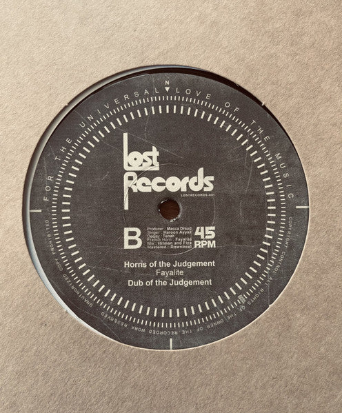 Various : Judgement Time In Ethiopia (12", Ltd)