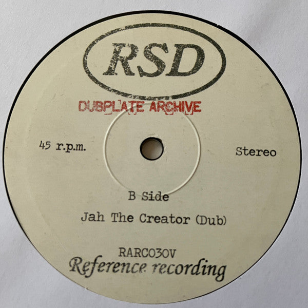 RSD : Jah The Creator (10", Single)