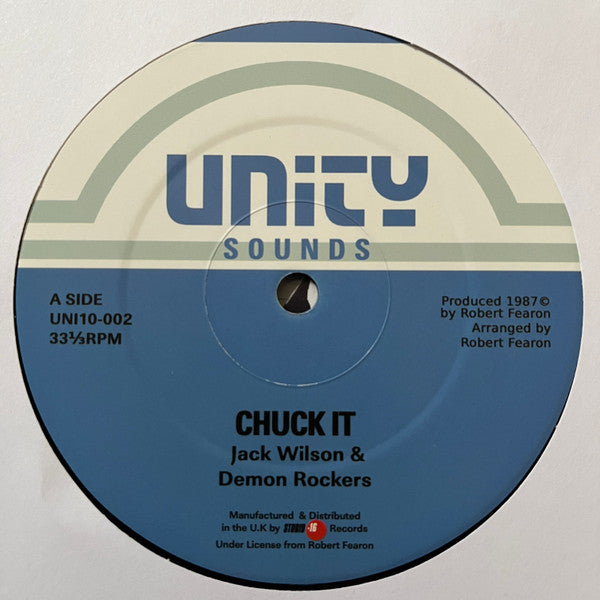 Jack Wilson (2) & Deman Rockers / Mikey Murka : Chuck It / Get Up & Dance (10", RE)