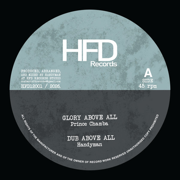 Prince Chamba, Jacko (11), Handyman (9) : Prince Chamba - Glory Above All (12", Maxi)