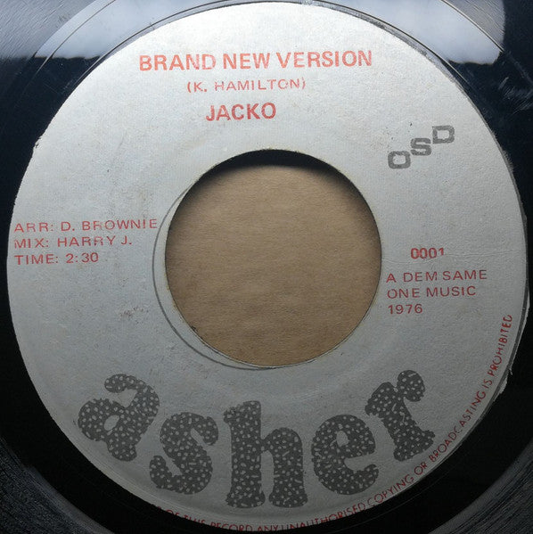 Jacko (28) : Brand New Day (7", Single)