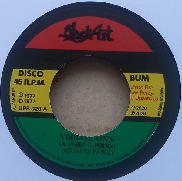 Augustus Pablo : Vibrate Onn (7", RE)