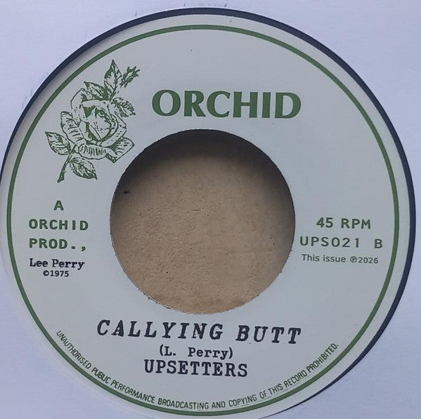 Bunny & Ricky / The Upsetters : Bushweed Corntrash / Cally Butt (7", RE)