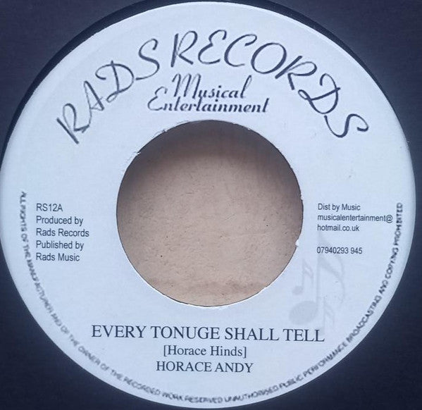 Horace Andy : Every Tongue Shall Tell (7", RE)