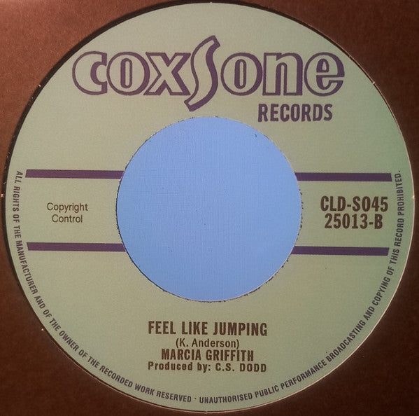 Horace Taylor (2) / Marcia Griffiths :  Thundering Vibration / Feel Like Jumping  (7", Single, RE, RM)