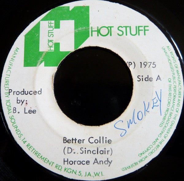 Horace Andy / Philip Smart : Better Collie / A Kori Kong Version (7")
