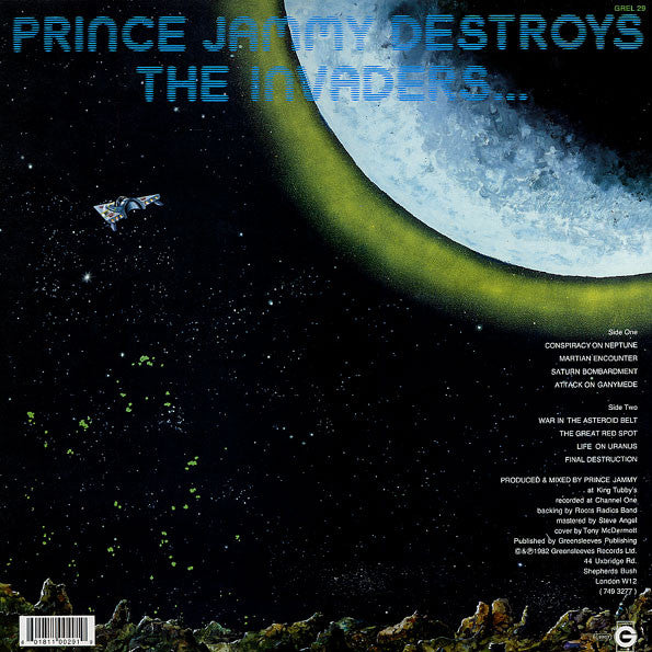 Prince Jammy : Prince Jammy Destroys The Invaders... (LP, Album, RE)