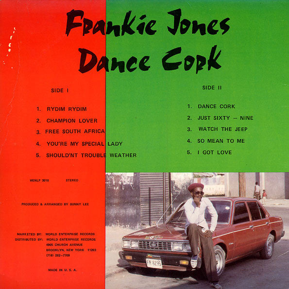 Frankie Jones (2) : Dance Cork (LP, Album)