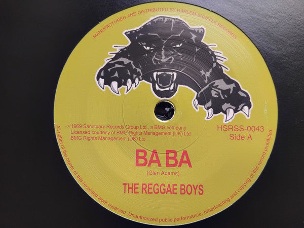 The Reggae Boys / Glen Adams : Ba Ba / Power Cut  (7", RE)