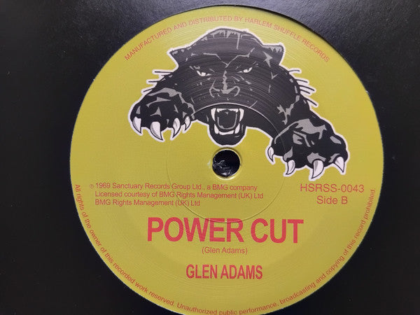 The Reggae Boys / Glen Adams : Ba Ba / Power Cut  (7", RE)