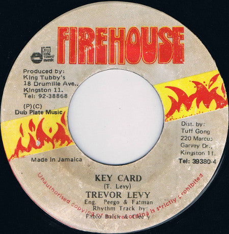 Trevor Levy : Key Card (7")