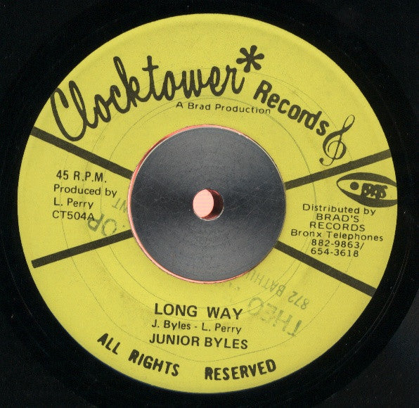 Junior Byles : Long Way (7", Single)