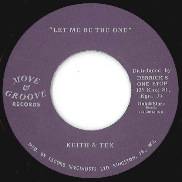 Keith & Tex : Run To The Rocks / Let Me Be The One (7", Single, RE)