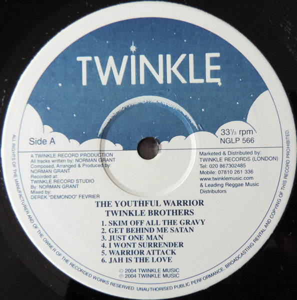 Twinkle Brothers : The Youthful Warrior (LP, Album)