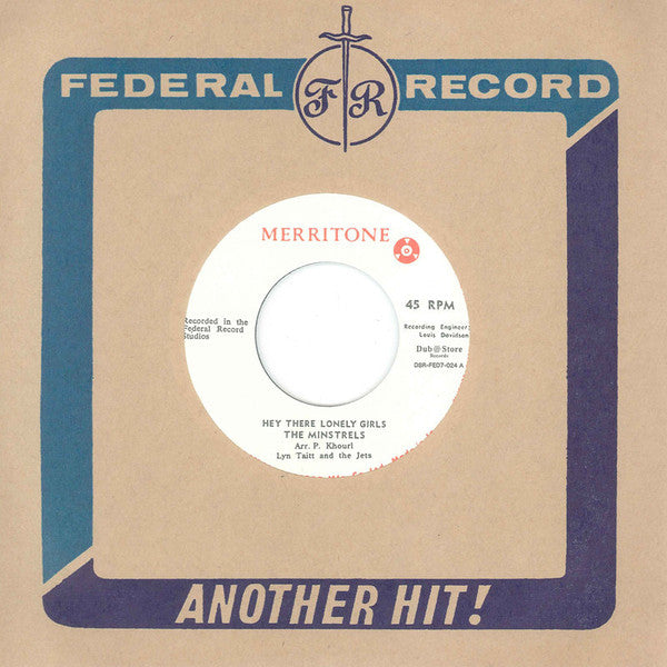 The Minstrels (3) With Lynn Taitt & The Jets : Hey There Lonely Girls / Hey There Lonely Girls (Acapella) (7", Single)