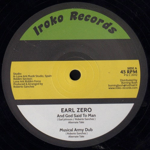 Earl Zero : And God Said To Man / None Shall Escape The Judgment (12")