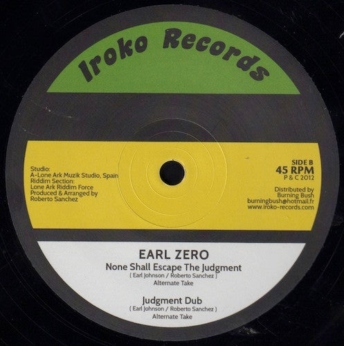 Earl Zero : And God Said To Man / None Shall Escape The Judgment (12")
