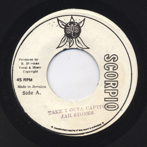 Jah Stone : Take I Outa Captive (7", Single)