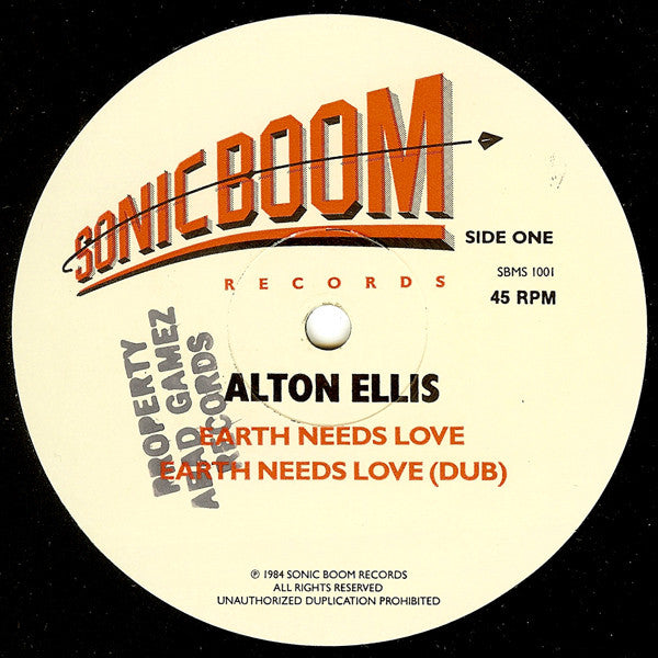 Alton Ellis : Earth Needs Love / Diverse Doctrine (12")
