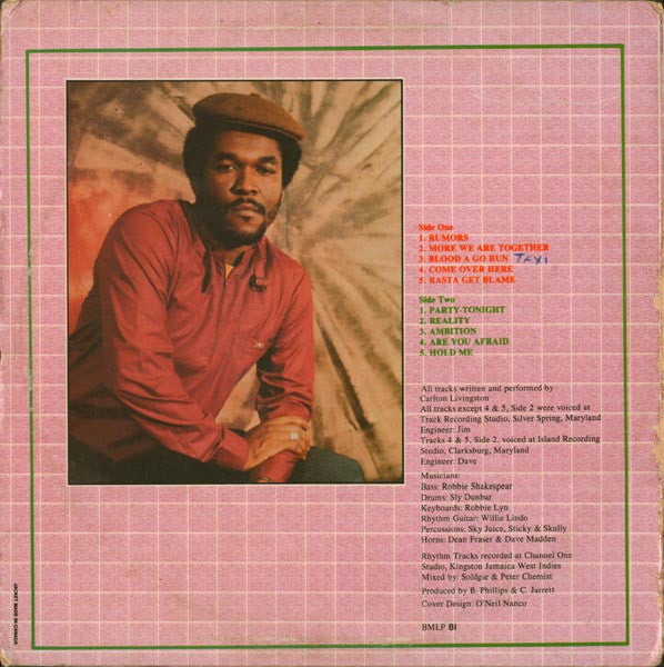Carlton Livingston : Rumors (LP, Album)