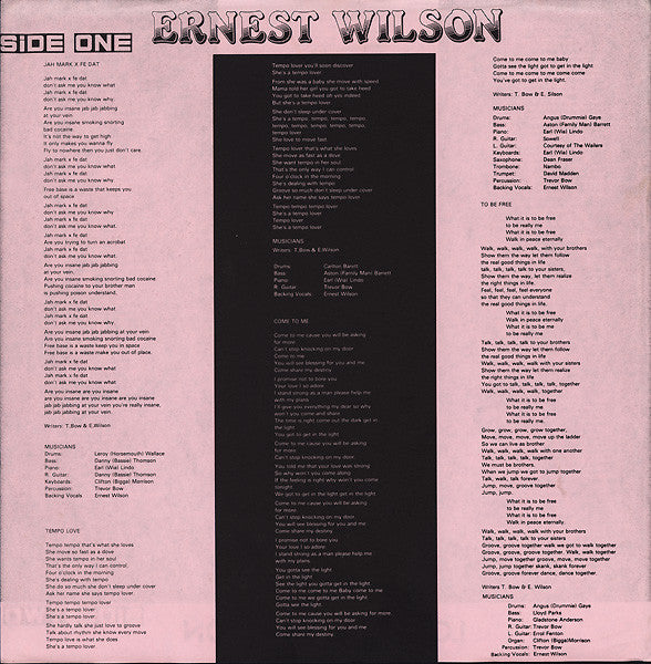 Ernest Wilson : Love Revolution (LP, Album)