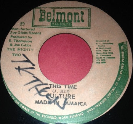 Culture / The Mighty Two : This Time / Our Time (7")