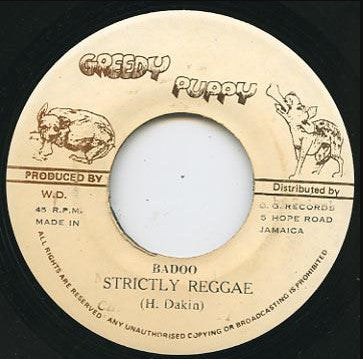 Badoo : Strictly Reggae (7")