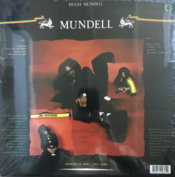 Hugh Mundell : Mundell (LP, Album, RE)