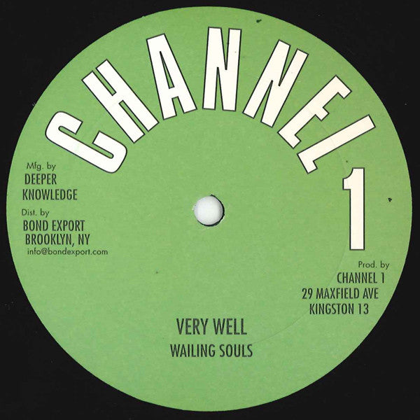 Wailing Souls : Very Well (12", RE)