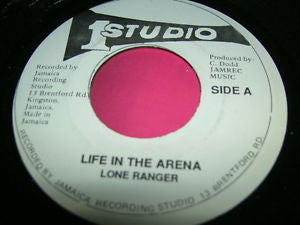 Lone Ranger : Life In The Arena (7", RP)