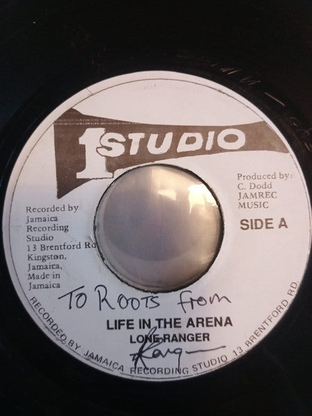 Lone Ranger : Life In The Arena (7", RP)